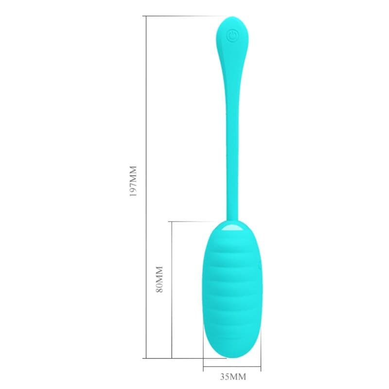 PRETTY LOVE - KIRK RECHARGEABLE VIBRATING EGG LIGHT GREEN thumb 8