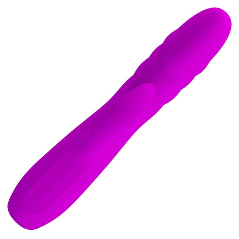 PRETTY LOVE - MELANIE PURPLE RECHARGEABLE RABBIT VIBRATOR thumb 4
