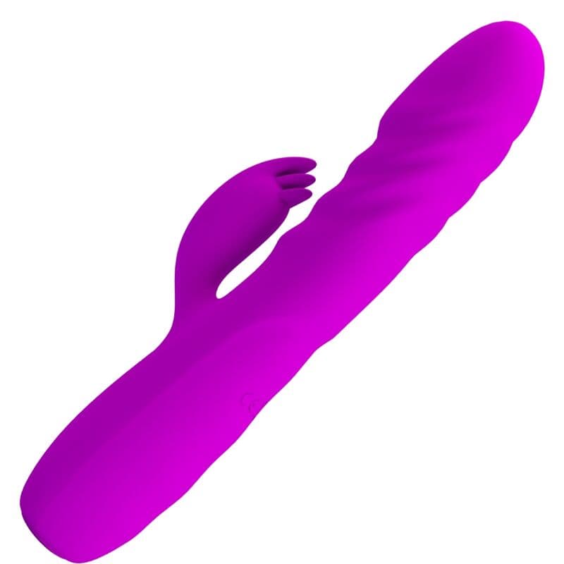 PRETTY LOVE - MELANIE PURPLE RECHARGEABLE RABBIT VIBRATOR thumb 2