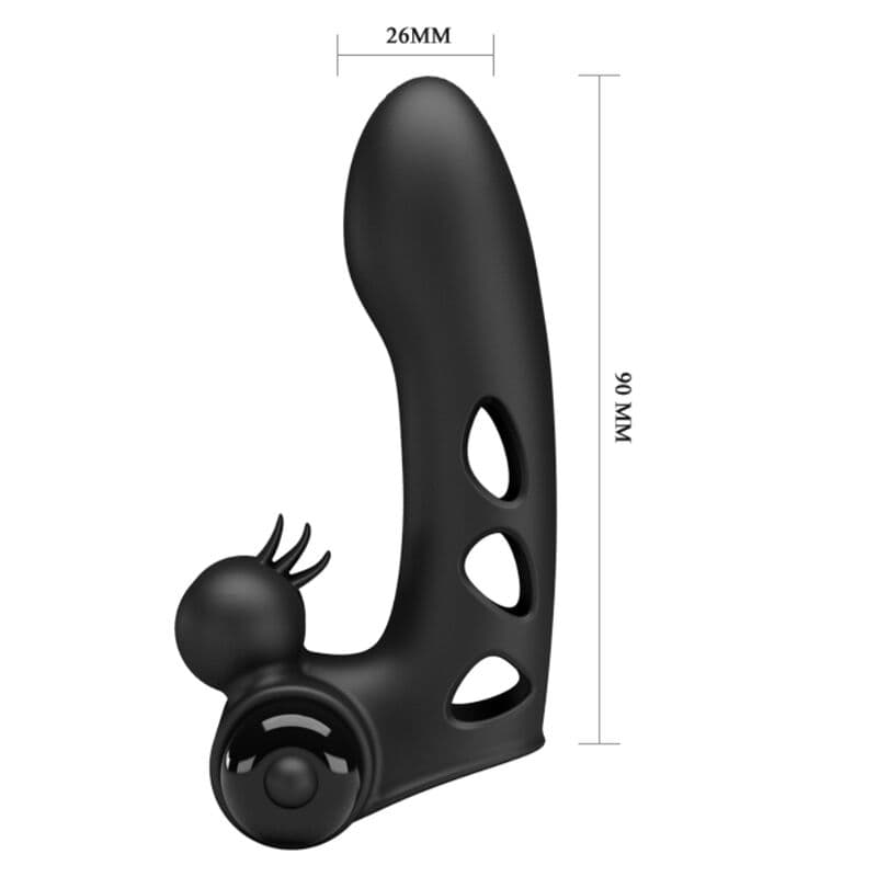 PRETTY LOVE - ORLANDO BLACK VIBRATOR FINGER COVER thumb 6