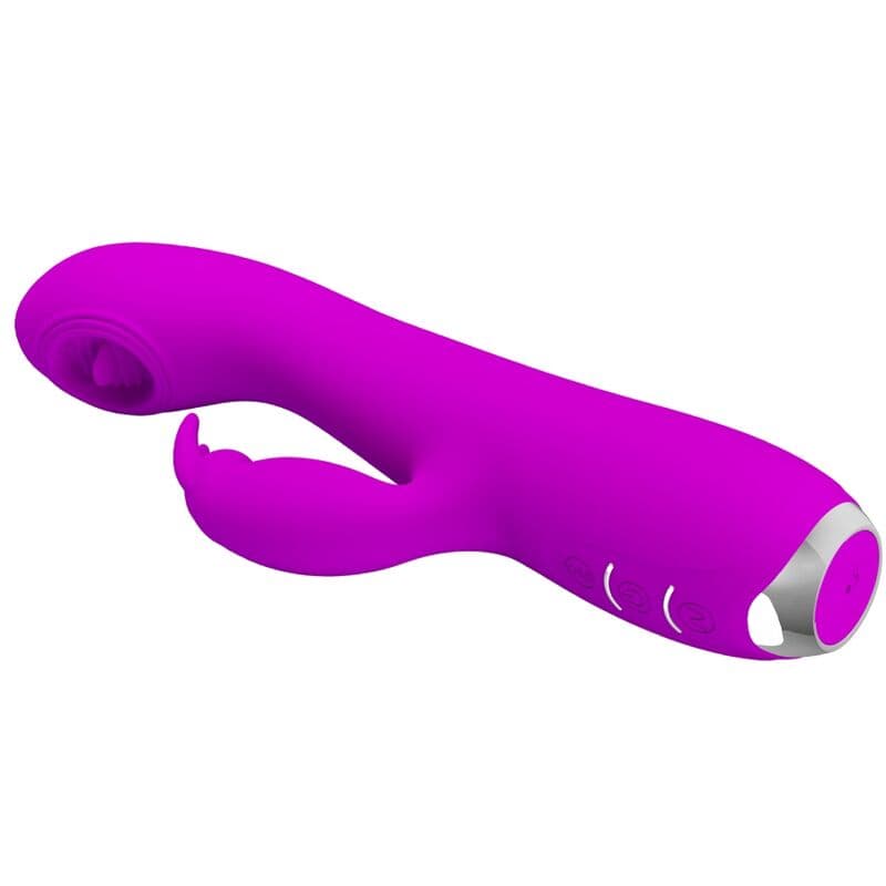 PRETTY LOVE - RACHEL RECHARGEABLE VIBRATOR WITH PURPLE SUCTION CUP thumb 3