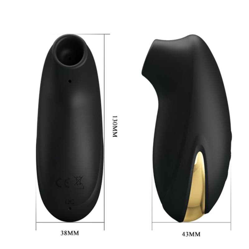 PRETTY LOVE - LUXURY RECHARGEABLE SUCTION MASSAGER BLACK thumb 6