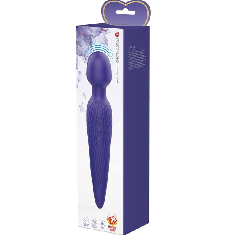 PRETTY LOVE - ANTONY YOUTH WAND VIBRATOR VIOLET HEAT EFFECT thumb 7