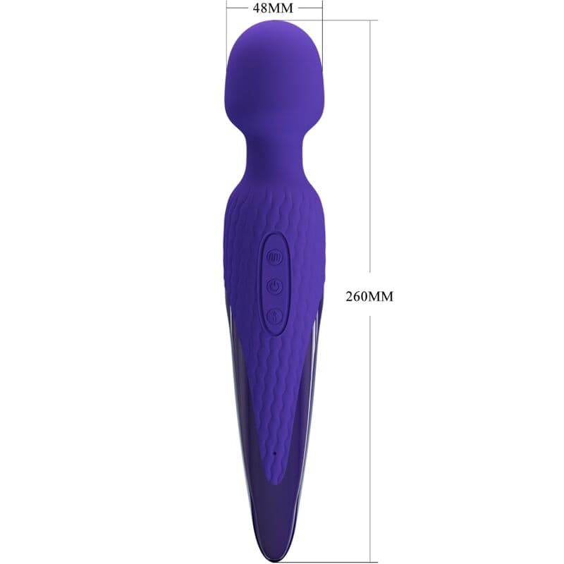 PRETTY LOVE - ANTONY YOUTH WAND VIBRATOR VIOLET HEAT EFFECT thumb 4