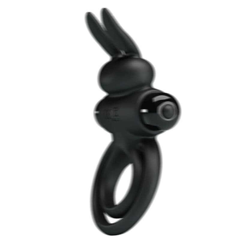PRETTY LOVE - VIBRATOR III RABBIT RING FOR BLACK PENIS thumb 5