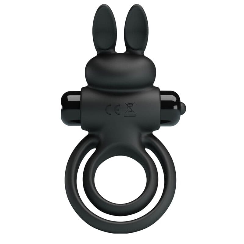 PRETTY LOVE - VIBRATOR III RABBIT RING FOR BLACK PENIS thumb 1