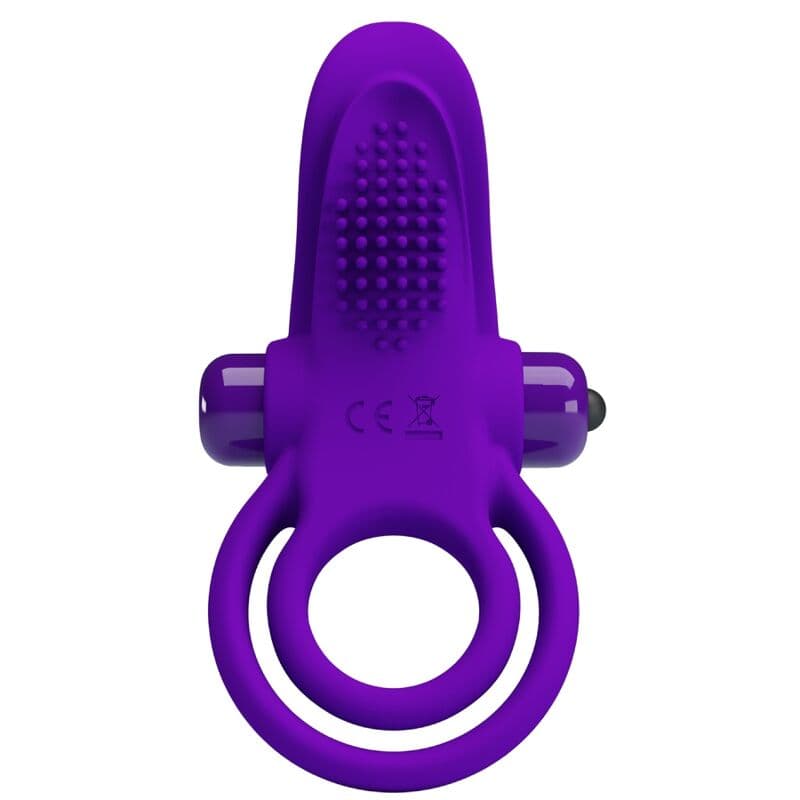 PRETTY LOVE - PURPLE VIBRATING PENIS RING thumb 2