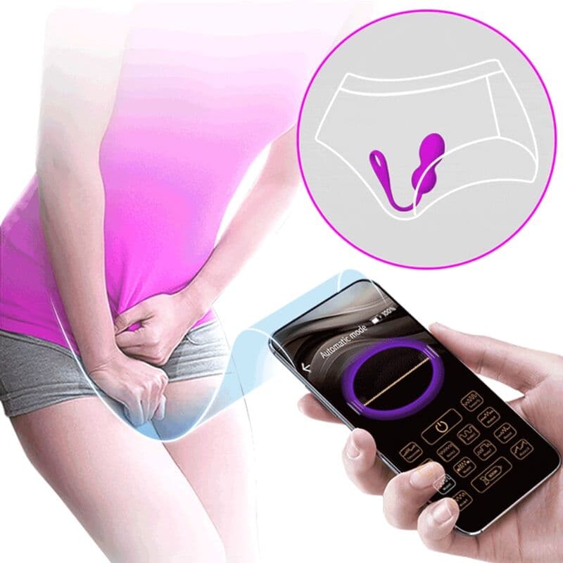 PRETTY LOVE - ELVIRA RECHARGEABLE VIBRATING BALLS PURPLE thumb 7