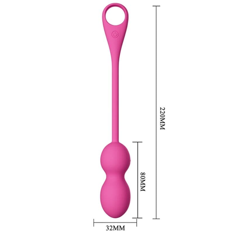 PRETTY LOVE - ELVIRA PINK RECHARGEABLE VIBRATING BALLS thumb 5