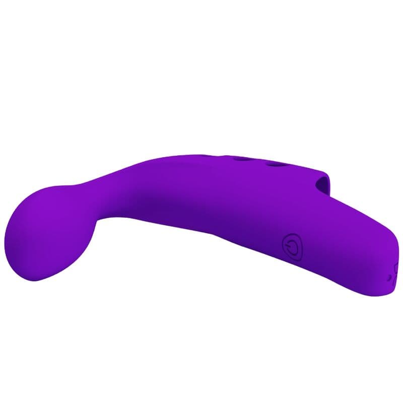 PRETTY LOVE - GORGON PURPLE RECHARGEABLE FINGER VIBRATOR thumb 5