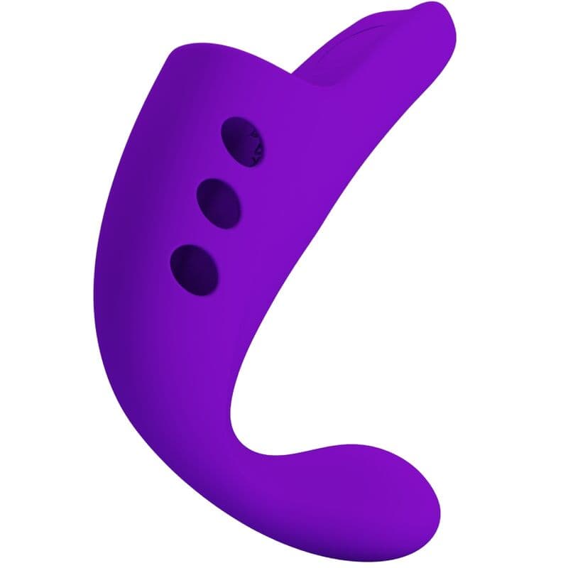 PRETTY LOVE - GORGON PURPLE RECHARGEABLE FINGER VIBRATOR thumb 3