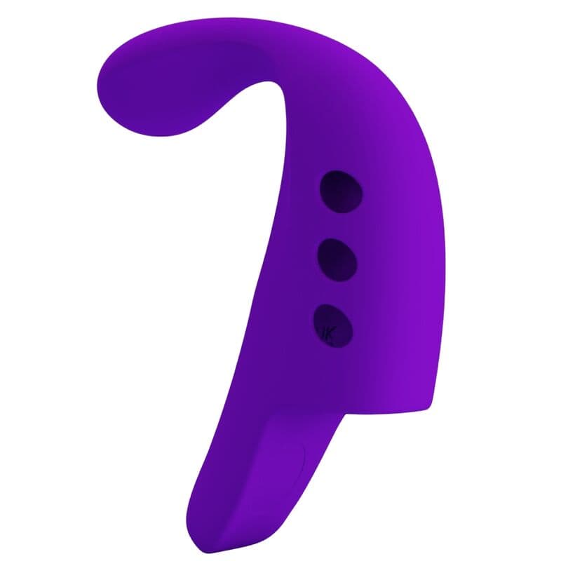 PRETTY LOVE - GORGON PURPLE RECHARGEABLE FINGER VIBRATOR thumb 4