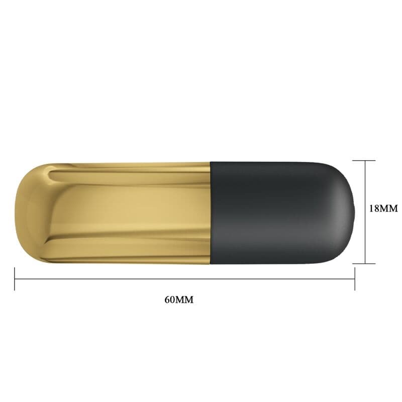 PRETTY LOVE - GOLDEN RECHARGEABLE BULLET VIBRATOR thumb 4