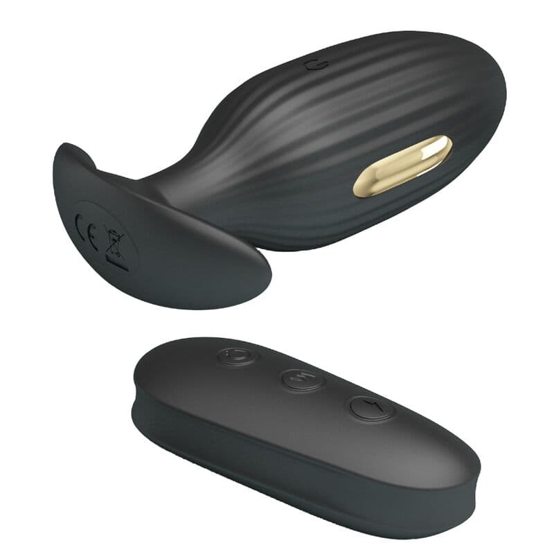 PRETTY LOVE - KELLY PLUG ANAL RECHARGEABLE VIBRATOR BLACK thumb 3