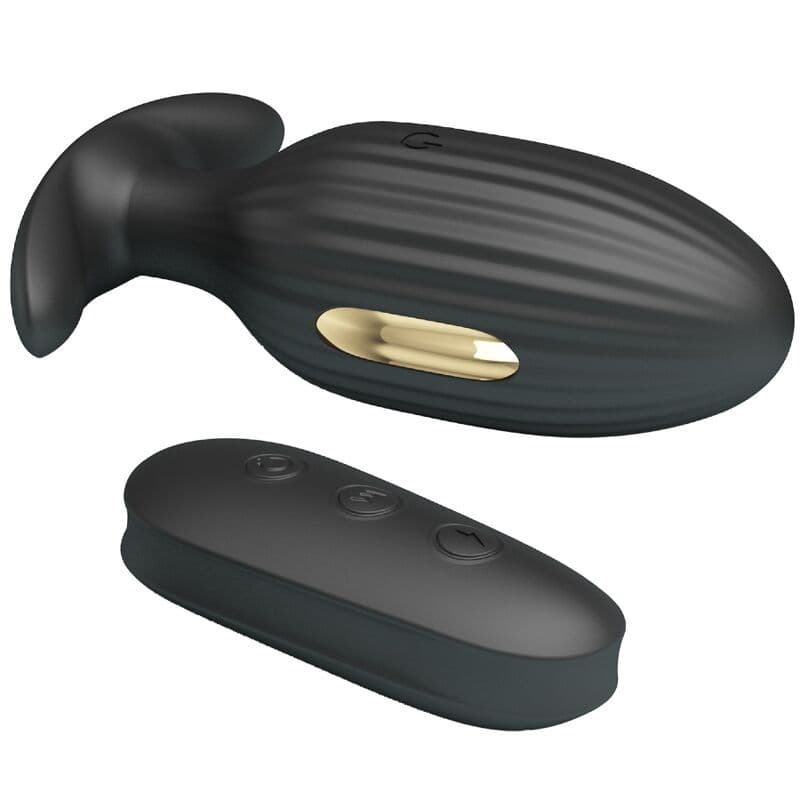 PRETTY LOVE - KELLY PLUG ANAL RECHARGEABLE VIBRATOR BLACK thumb 6