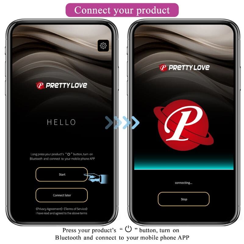 PRETTY LOVE - JEFFERSON APP CONTROLLED ANAL PLUG BLACK thumb 10