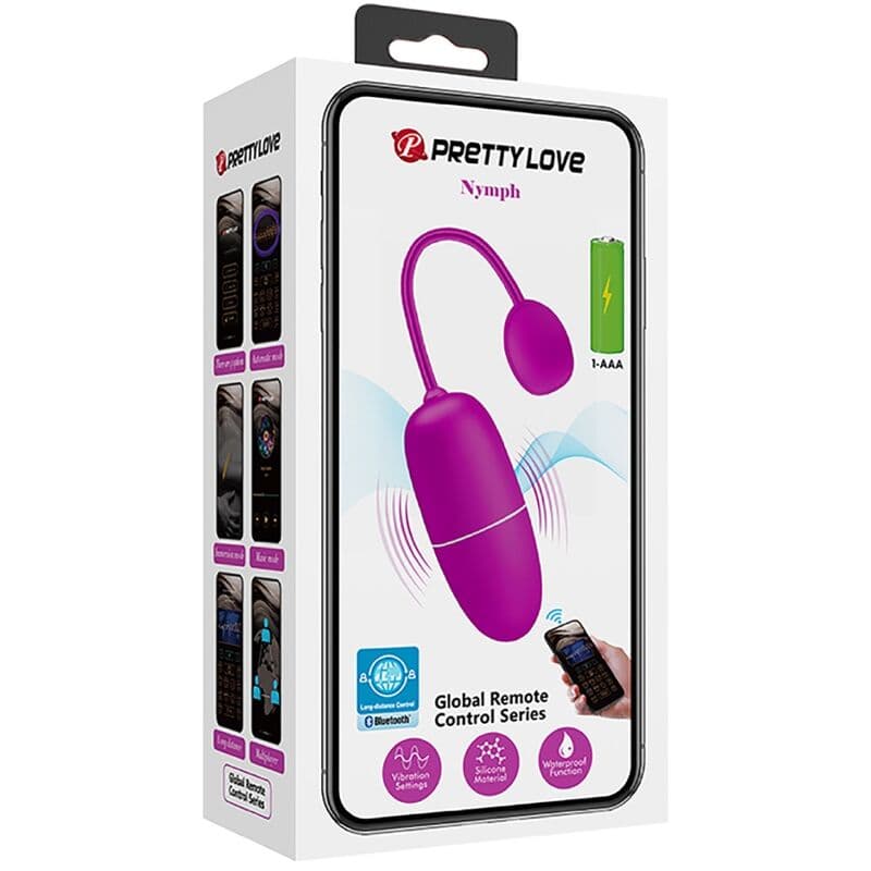 PRETTY LOVE - NYMPH VIBRATING EGG APP CONTROLLED PURPLE thumb 16