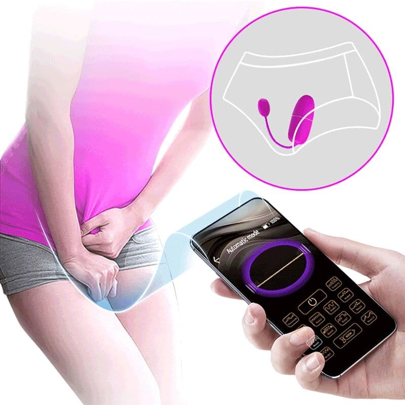 PRETTY LOVE - NYMPH VIBRATING EGG APP CONTROLLED PURPLE thumb 9