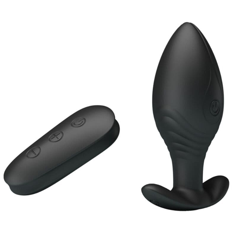 PRETTY LOVE - REGINA ANAL PLUG RECHARGEABLE VIBRATOR BLACK thumb 3