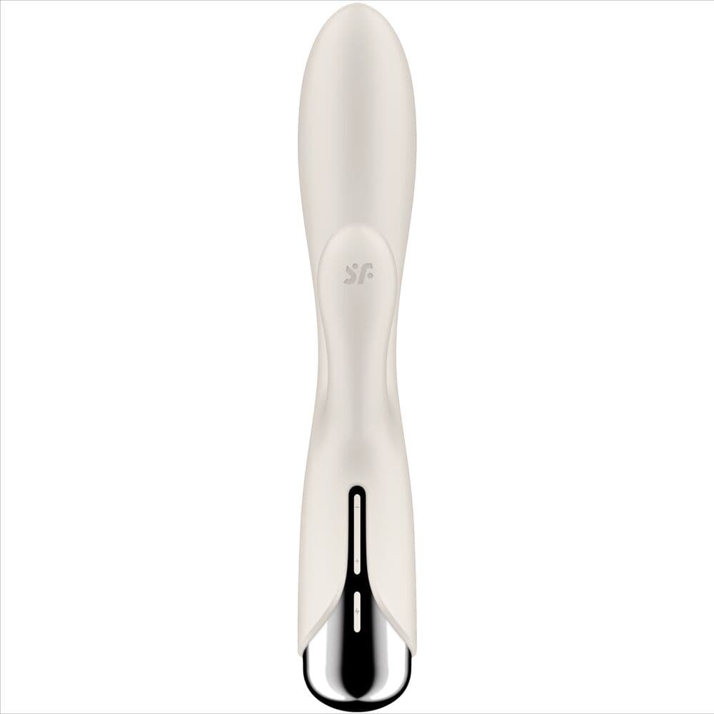 SATISFYER - SPINNING RABBIT 1 CLITORIS AND G-SPOT STIMULATION BEIGE thumb 2