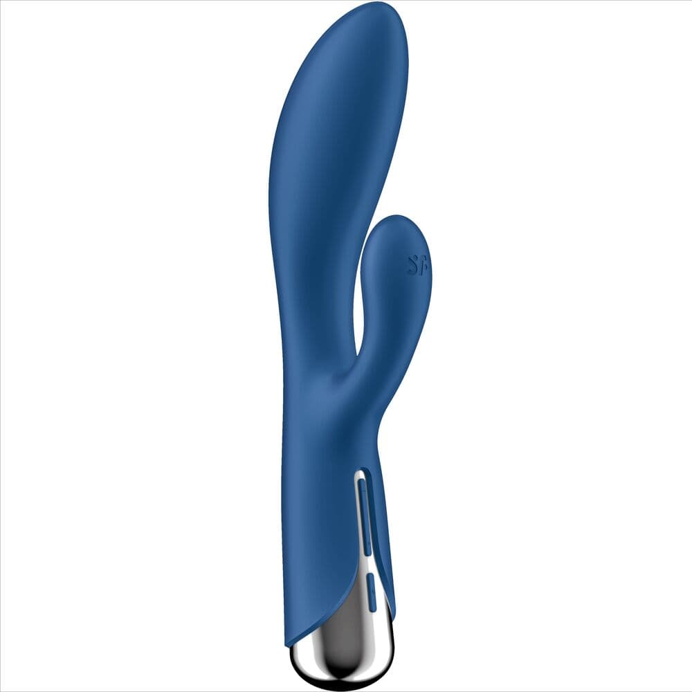 SATISFYER - SPINNING RABBIT 1 CLITORIS AND G-SPOT STIMULATION BLUE thumb 1
