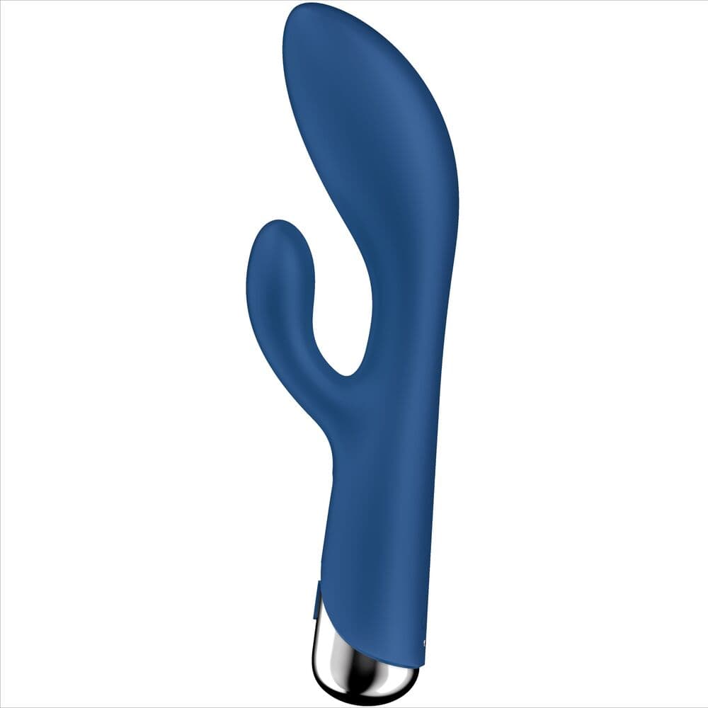 SATISFYER - SPINNING RABBIT 1 CLITORIS AND G-SPOT STIMULATION BLUE thumb 3