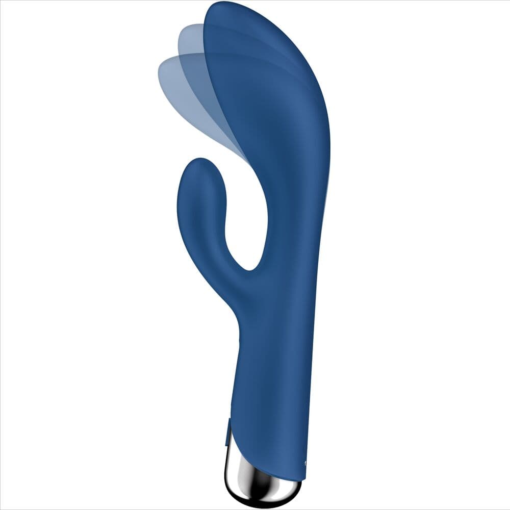 SATISFYER - SPINNING RABBIT 1 CLITORIS AND G-SPOT STIMULATION BLUE thumb 5