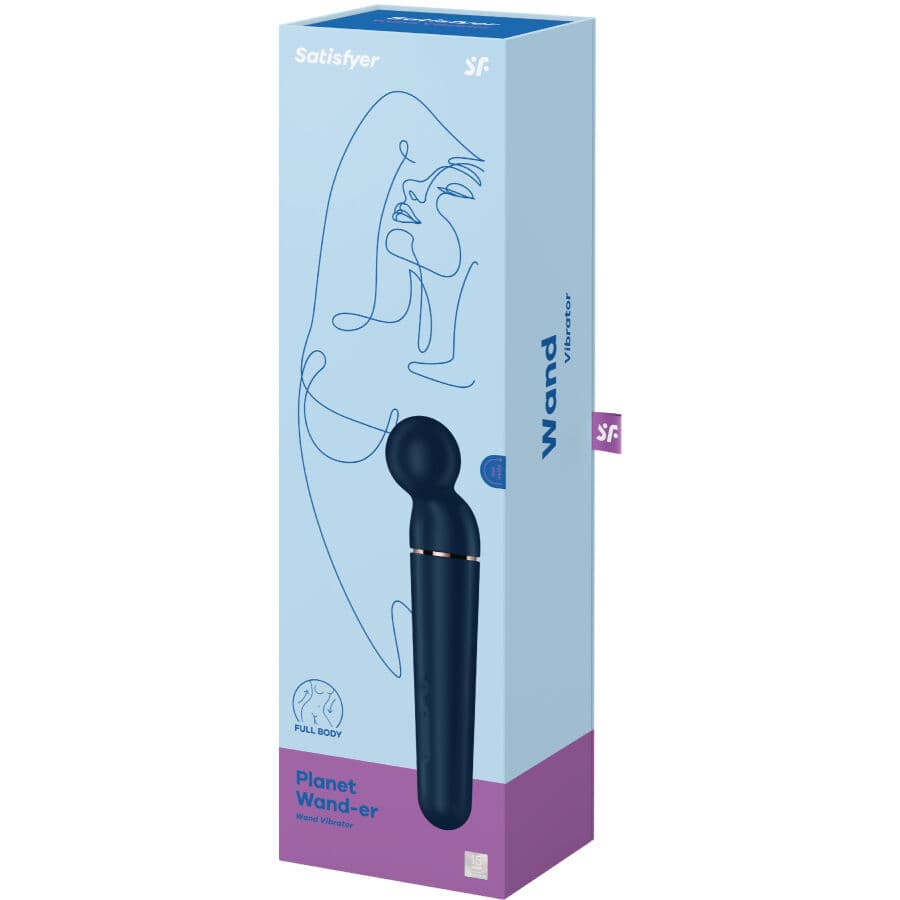 SATISFYER - PLANET WAND-ER VIBRATOR MASSAGER BLUE thumb 6