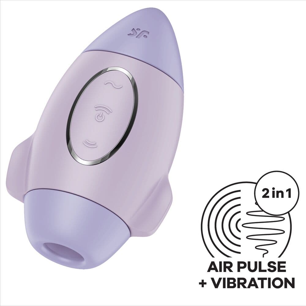 SATISFYER - MISSION CONTROL LILAC SMALL DOUBLE IMPULSE VIBRATOR thumb 4