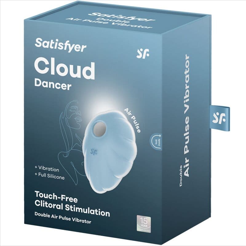 SATISFYER - CLOUD DANCER BLUE AIR PULSE VIBRATOR thumb 6