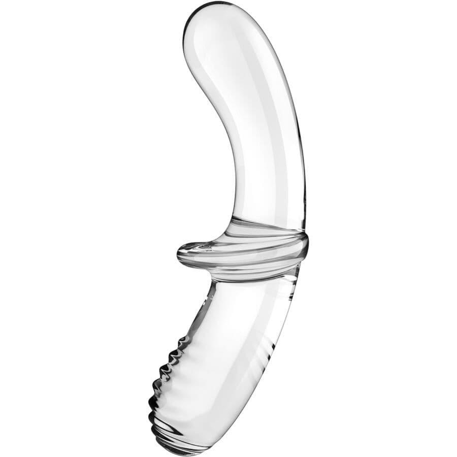 SATISFYER - DOUBLE CRYSTAL DILDO TRANSPARENT thumb 2