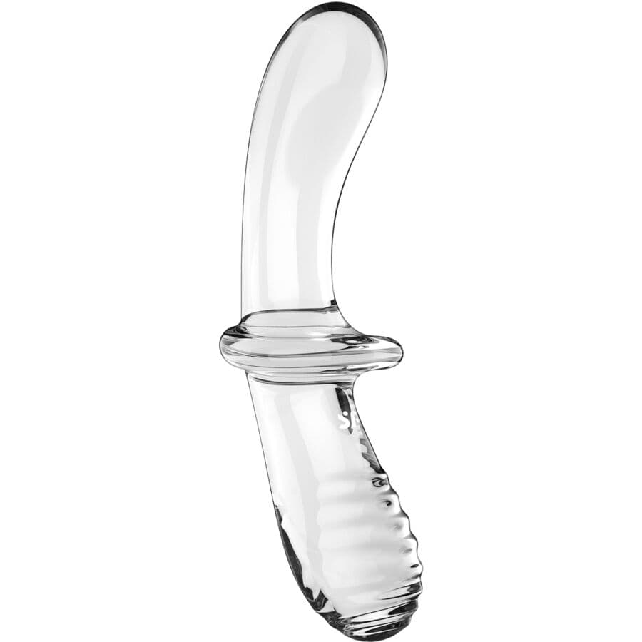 SATISFYER - DOUBLE CRYSTAL DILDO TRANSPARENT thumb 3