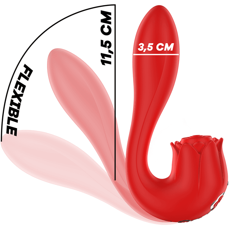 MIA - SELENA STIMULATOR VIBRATING + TAPPING RED thumb 7