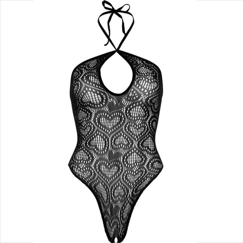 LEG AVENUE - BODY SEAMLESS HALTER NECK BLACK thumb 6
