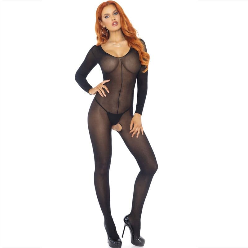 LEG AVENUE - BODYSTOCKING LONG SLEEVE BLACK thumb 4