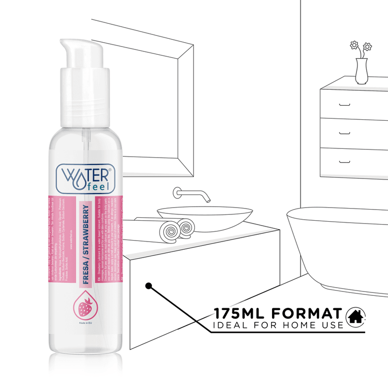 WATERFEEL - STRAWBERRY WATER BASED LUBRICANT 175 ML thumb 5
