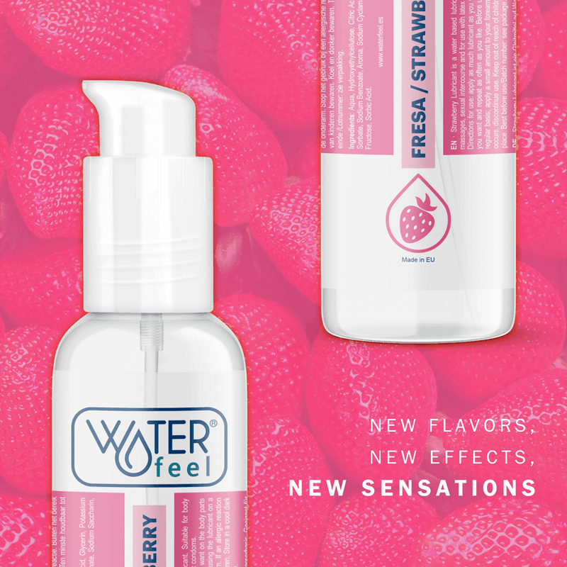 WATERFEEL - STRAWBERRY WATER BASED LUBRICANT 175 ML thumb 6