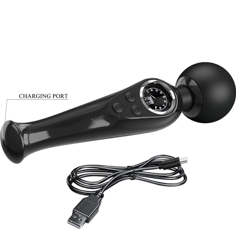 PRETTY LOVE - SKYLER VIBRATOR WAND BLACK thumb 6