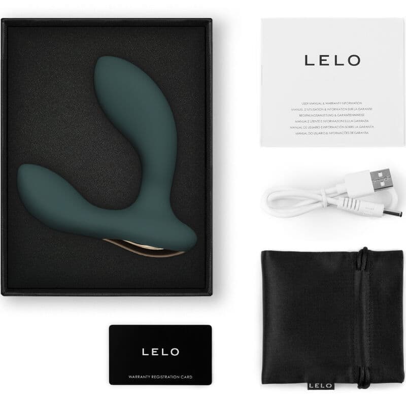 LELO - HUGO 2 GREEN PROSTATE MASSAGER thumb 2