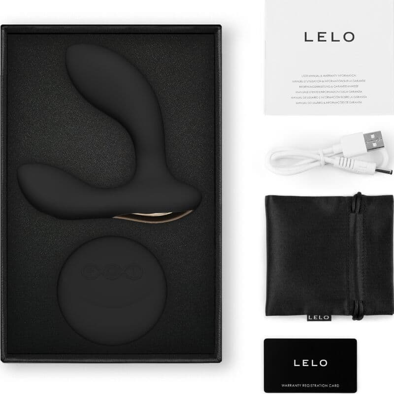 LELO - HUGO 2 PROSTATE MASSAGER REMOTE CONTROL BLACK thumb 2