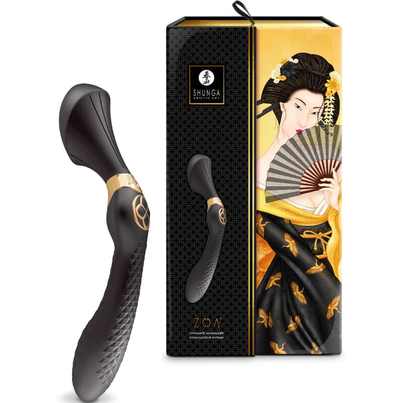 SHUNGA - ZOA INTIMATE MASSAGER BLACK thumb 3