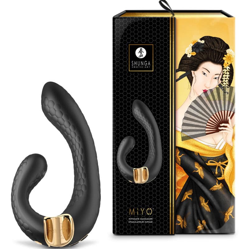 SHUNGA - MIYO INTIMATE MASSAGER BLACK thumb 3
