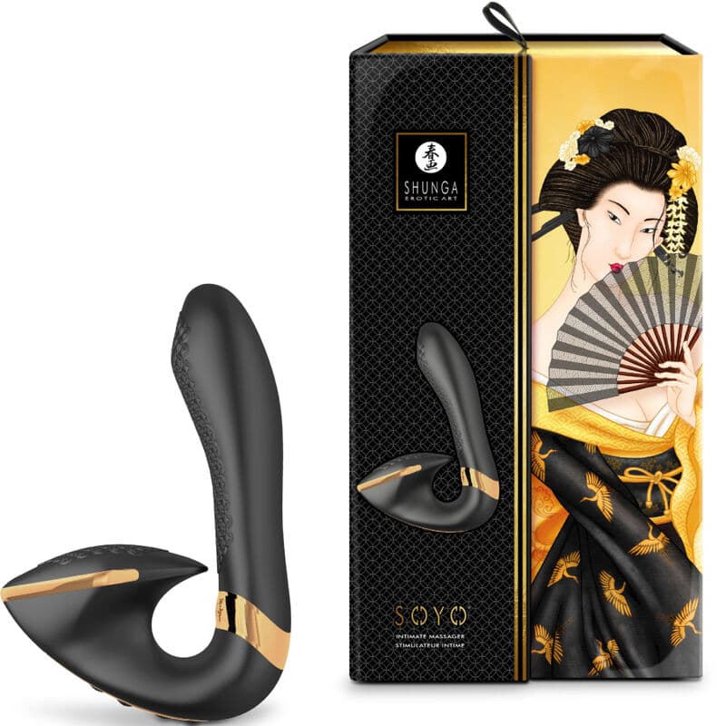 SHUNGA - SOYO INTIMATE MASSAGER BLACK thumb 3