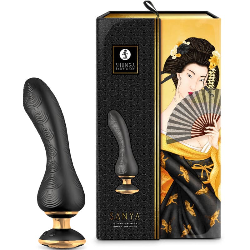 SHUNGA - SANYA INTIMATE MASSAGER BLACK thumb 4