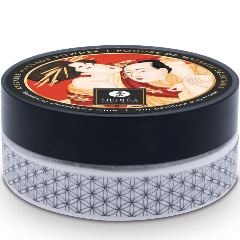 SHUNGA - STRAWBERRY EDIBLE MASSAGE POWDER KIT thumb 3