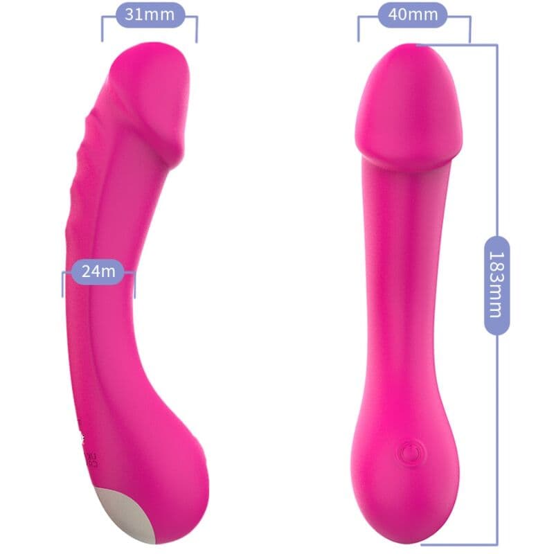 ARMONY - DILDO VIBRATOR G-SPOT SILICONE FUCHSIA thumb 3