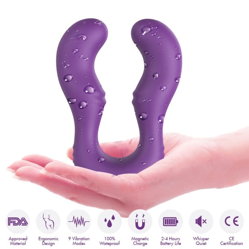 ARMONY - SERAPH VIBRATOR DOUBLE REMOTE CONTROL PURPLE thumb 4