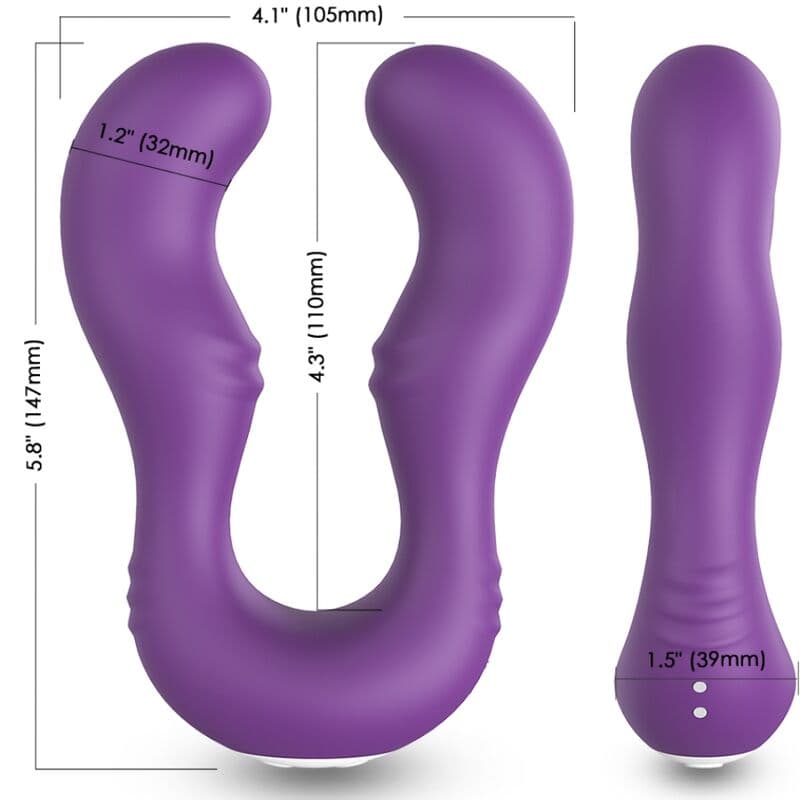 ARMONY - SERAPH VIBRATOR DOUBLE REMOTE CONTROL PURPLE thumb 3