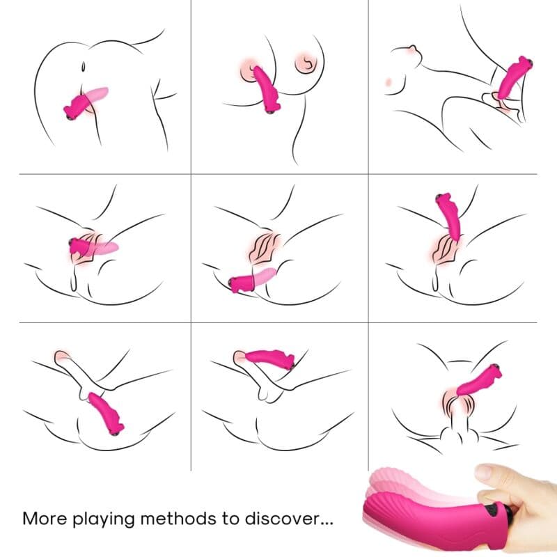 ARMONY - AURORA VIBRATOR FINGER FUCHSIA thumb 2