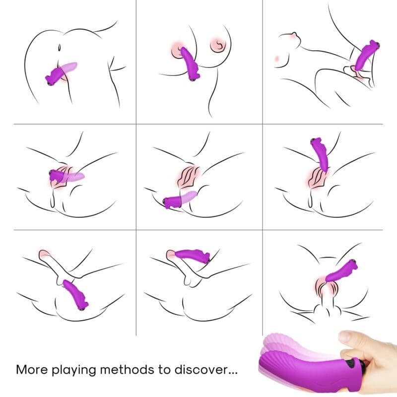 ARMONY - AURORA VIBRATOR FINGER PURPLE thumb 2